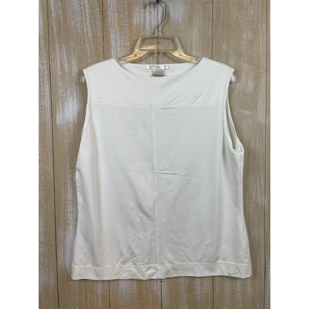 Nike Golf  Women's XL White Dri-FIT Sleeveless Top Pickleball Tennis